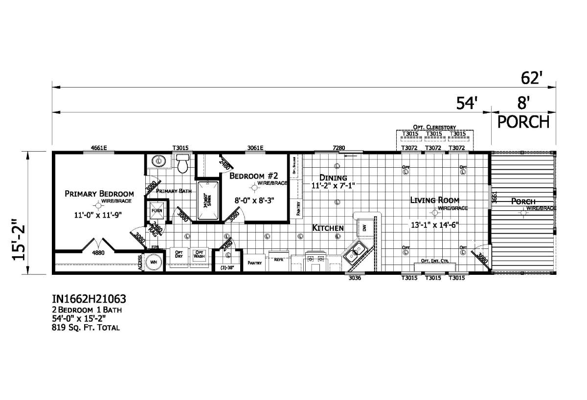 Innovation IN1662H21063 Mobile Homes For Less